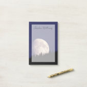 Post-it® Lune et forêt | Parc national du Glacier Montana (Sur un bureau)