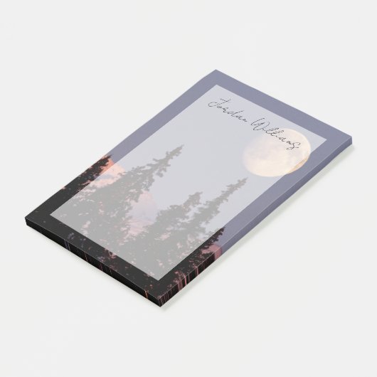 Post-it® Lune Hiver précoce | Ancrage, Alaska (Incliné)