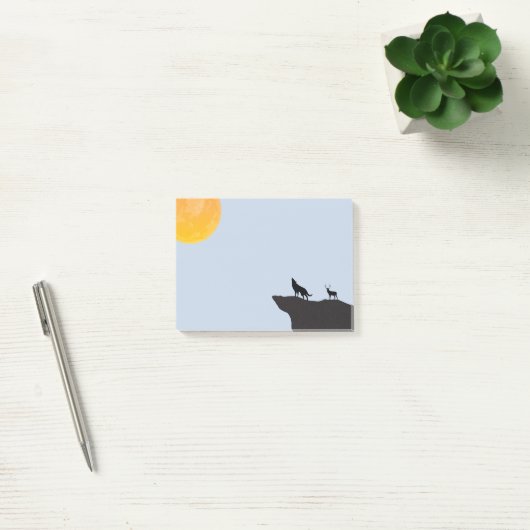 Post-it® Lune Wolf (Bureau)