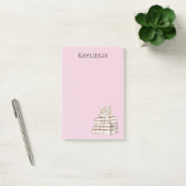 Post-it® Lunettes de cœur de chat Livres (Bureau)
