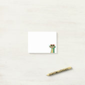 Post-it® Lunettes de soleil de crocodile drôles Mignon anim (Sur un bureau)