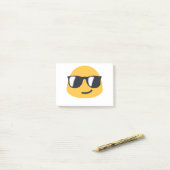 Post-it® Lunettes de soleil Emoji (Sur un bureau)