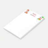 Post-it® Lutins de Noël mignons sur fond blanc (Incliné)