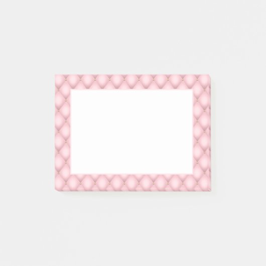 Post-it® Luxueux Motif en diamant verni rose (Devant)
