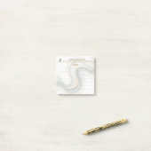 Post-it® Luxury Marble Today Sagegild Modern Realtor Sticky (Sur un bureau)