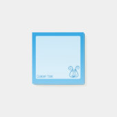 Post-it® Lyre Bleue (Devant)