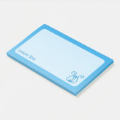 Post-it® Lyre Bleue (Incliné)