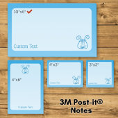 Post-it® Lyre Bleue