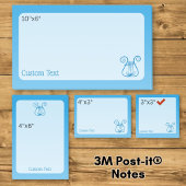Post-it® Lyre Bleue