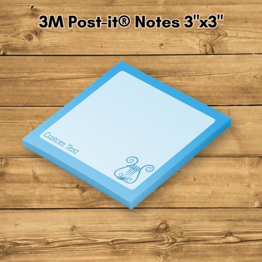 Post-it® Lyre Bleue