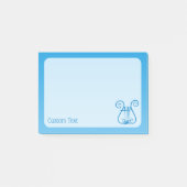 Post-it® Lyre Bleue (Devant)