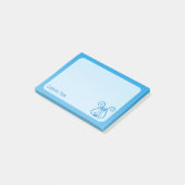 Post-it® Lyre Bleue (Incliné)