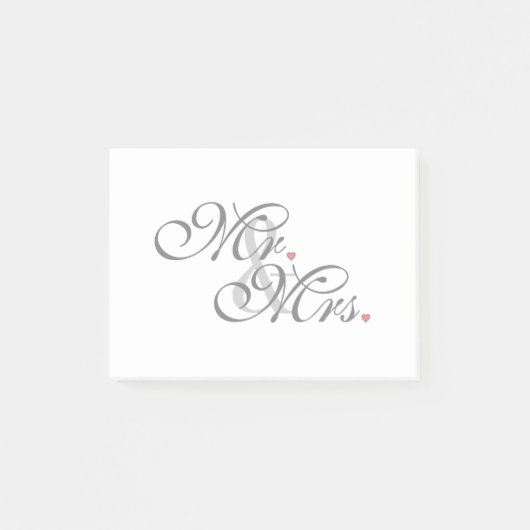 Post-it® M. et Mme Mari Épouse Sa Nouvelle Mherbe (Devant)