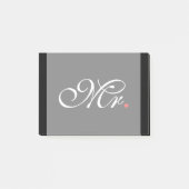 Post-it® M. Mari A Groom Ses Hers Nouvelles Mauvaises Maiso (Devant)