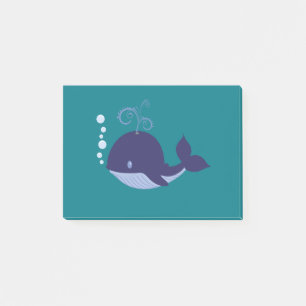 Post-it® Ma baleine bleue bébé