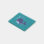 Post-it® Ma baleine bleue bébé (Incliné)