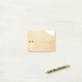 Post-it® Ma Brittany Mange Mes devoirs (Sur un bureau)