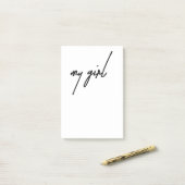 Post-it® Ma fille (Sur un bureau)