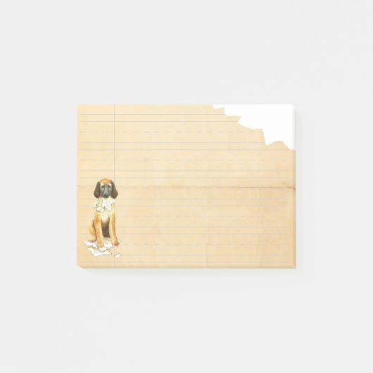 Post-it® Ma hache afghane a mangé mes devoirs (Devant)