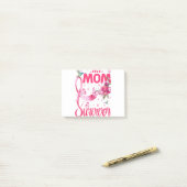 Post-it® Ma Mère Est Une Survivante Sensibilisation Au Canc (Sur un bureau)