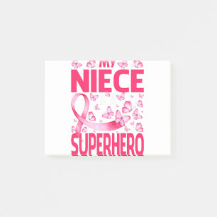 Post-it® Ma nièce est un super-héros Sensibilisation au can