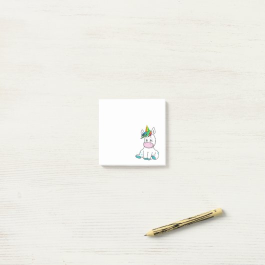 Post-it® Ma petite licorne mignonne (Sur un bureau)