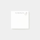 Post-it® "Ma planification Mariage" (Devant)