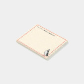 Post-it® Macareux simple du bureau du bloc-notes du post-it (Incliné)