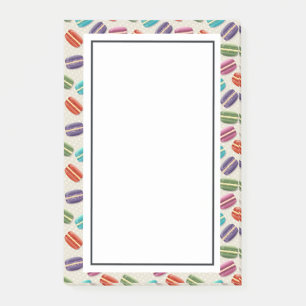 Post-it® Macarons colorés mignons Motif avec Pois