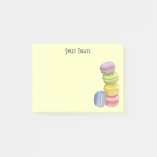 Post-it® Macarons, friandises (Devant)