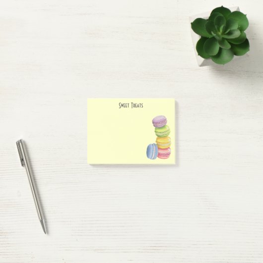 Post-it® Macarons, friandises (Bureau)
