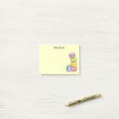 Post-it® Macarons, friandises (Sur un bureau)