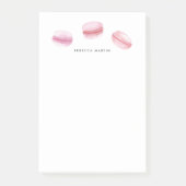 Post-it® Macarons roses | Personnalisé (Devant)
