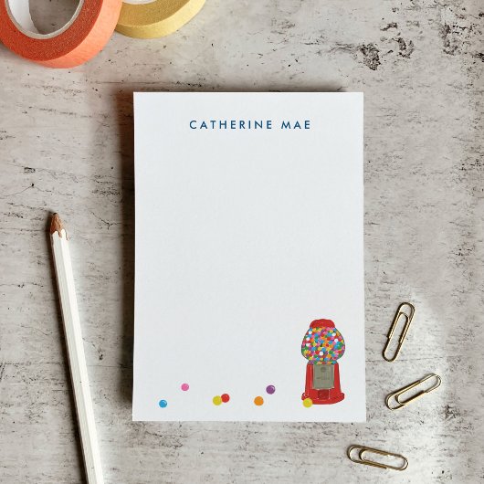 Post-it® Machine à bonbons rouge à bulles de gomme à mâcher