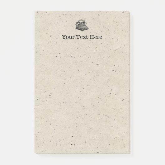 Post-it® Machine à écrire du premier ministre no. 2 de (Devant)