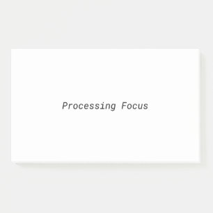 Post-it® Machine à écrire minimaliste de mise au point Post