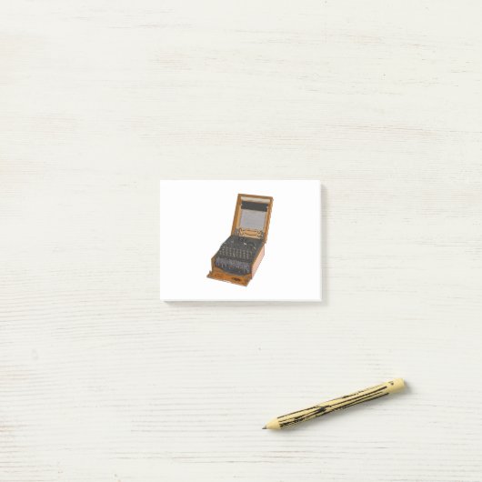 Post-it® Machine Enigma (Sur un bureau)