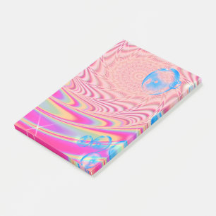Post-it® MACRAME'- Image Abstraite colorée de l'art fractal