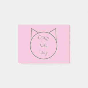 Post-it® Madame folle de chat