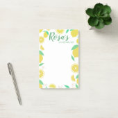 Post-it® Magasin d'épicerie de citrons Lovely Plan de repas (Bureau)