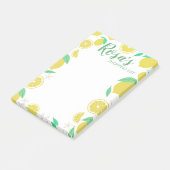 Post-it® Magasin d'épicerie de citrons Lovely Plan de repas (Incliné)