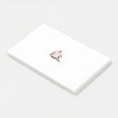 Post-it® Magenta-Rouge, orange jaunâtre (Incliné)