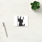 Post-it® Magic Cat Silhouette Sorcier Magique du crâne Assi (Bureau)