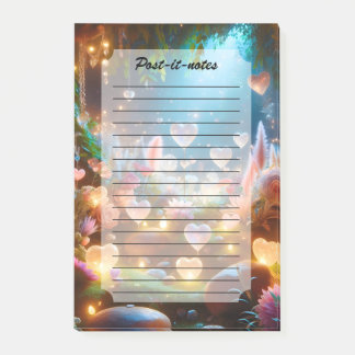 Post-it® Magical Glowing Flowers Heart Garden 