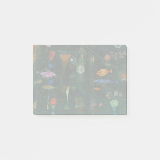 Post-it® Magie de poisson de Paul Klee Peinture Abstraite A (Devant)