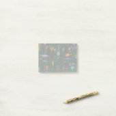 Post-it® Magie de poisson de Paul Klee Peinture Abstraite A (Sur un bureau)