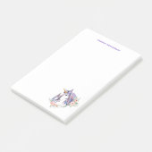 Post-it® Magique Unicorne maman & bébé aquarelle (Incliné)