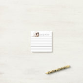 Post-it® Magnifique animal de compagnie Brown de Guinée bla (Sur un bureau)