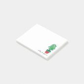 Post-it® Magnifique Cactus Aquarelle En Beau Pot (Incliné)