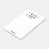 Post-it® Magnifique enseignant typographie moderne cadeau b (Incliné)